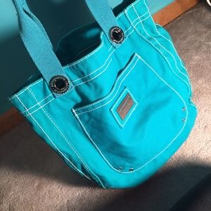 Blue mini tote