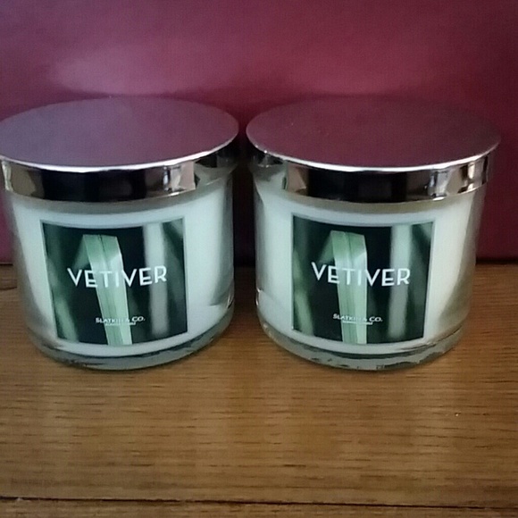 Bath and body works Set of 2  small candles