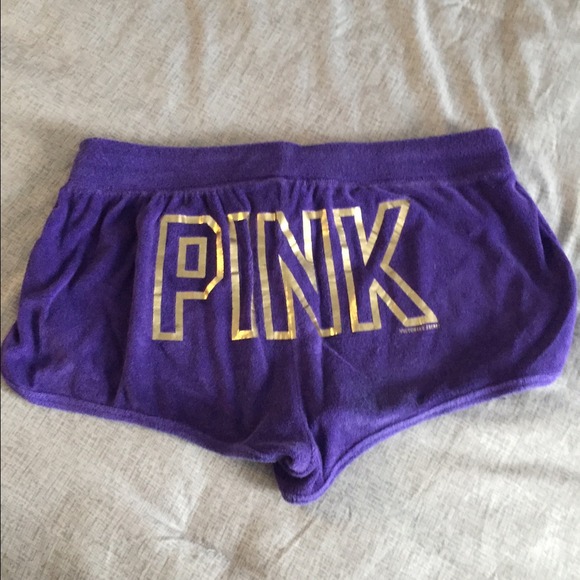 ON HOLD!!!! Velour VS Pink shorts