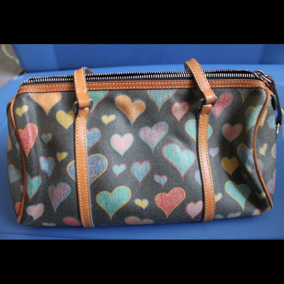 Dooney & Bourke Handbags - Dooney & bourke heart black barrel purse
