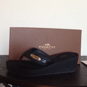 Coach black shoes