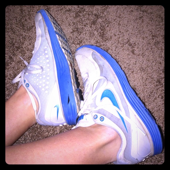 Nike Lunarswift shoes!! Blue and grey Sz 8.5