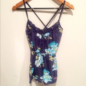 Hollister Floral Tank Top