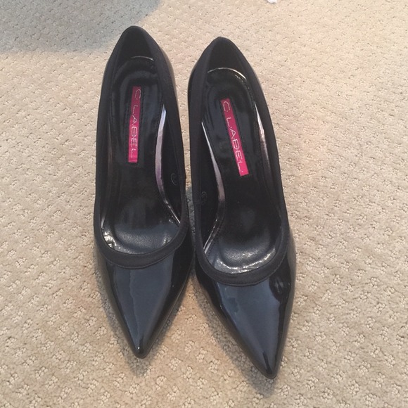 Like new C Label black stiletto heels