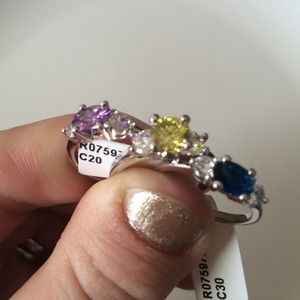 ALL 3 candy colored rings