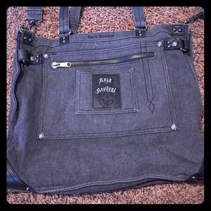 Rock Revival messenger tote