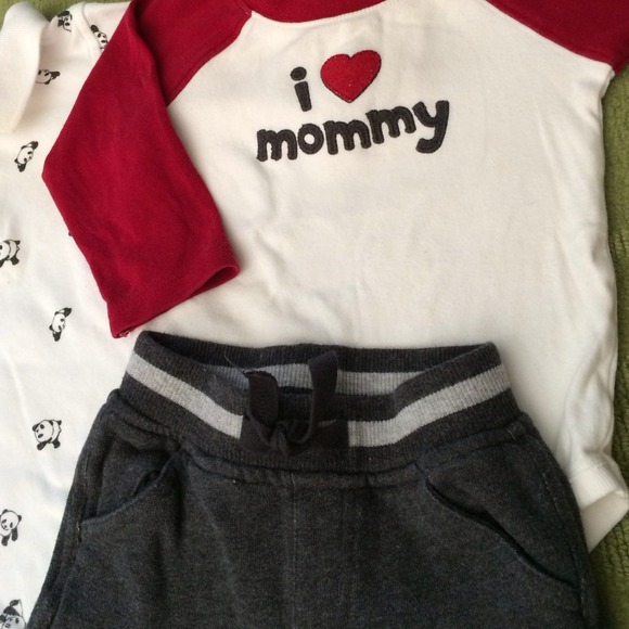 Panda and I ❤️ mommy shirts from Gymboree - Picture 2 of 3