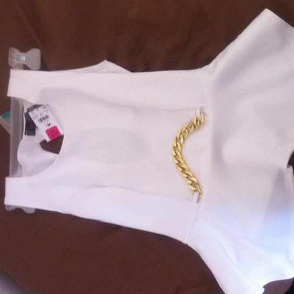 Tops - White peplum