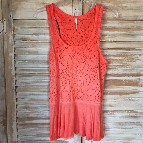 Free People Tops - Fun orange free people top