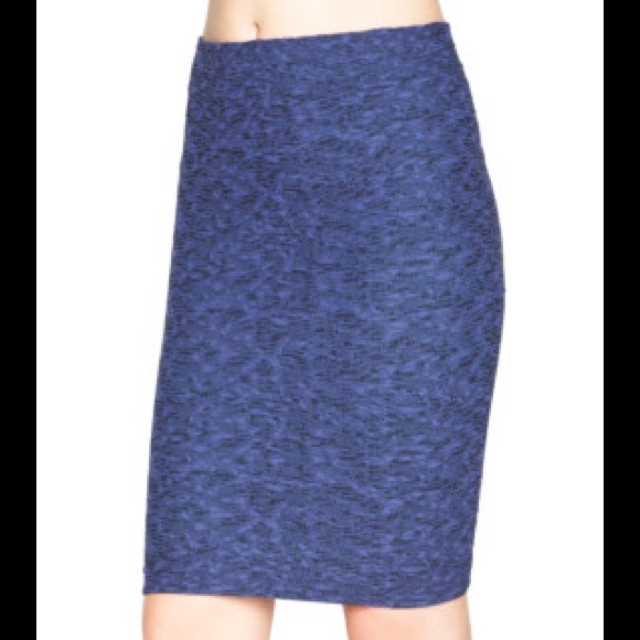 BCBGeneration Peri-Blue Tube Bodycon Skirt - Picture 2 of 4