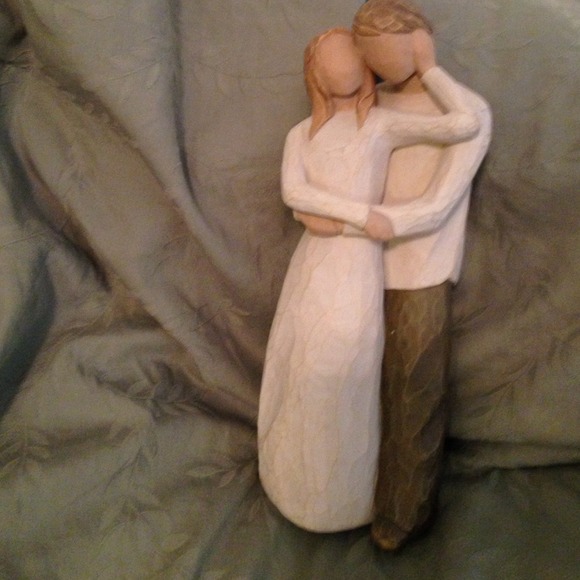 RESERVED. Willow Tree wooden sculpture