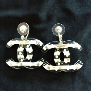 Authentic Chanel reversible earrings.