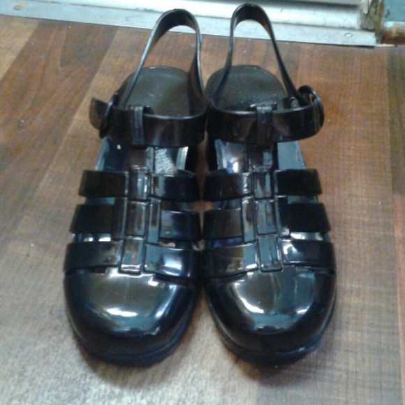Black Jelly Shoes