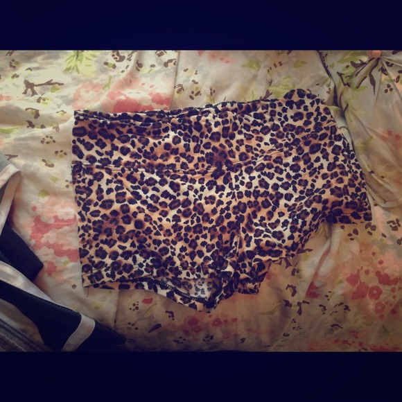 cheetah shorts