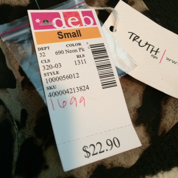 NWT Leopard Sheer Shirt - Picture 4 of 4