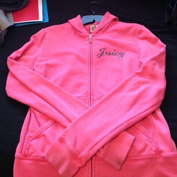 Pink Juicy zip up sweatshirt