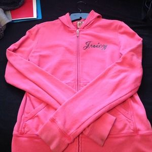 Pink Juicy zip up sweatshirt