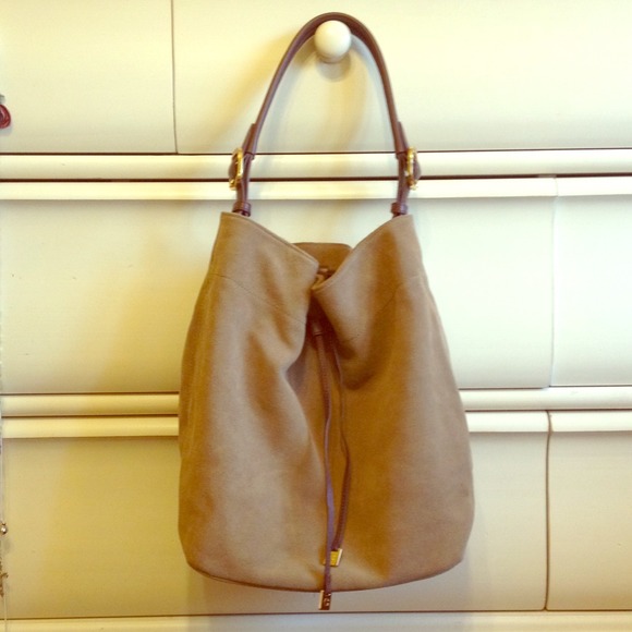 C. Wonder Real Suede Bucket Bag