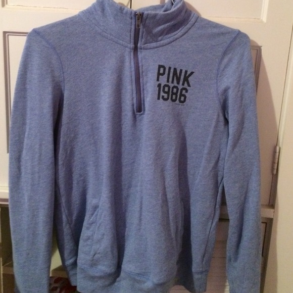 pink half zip