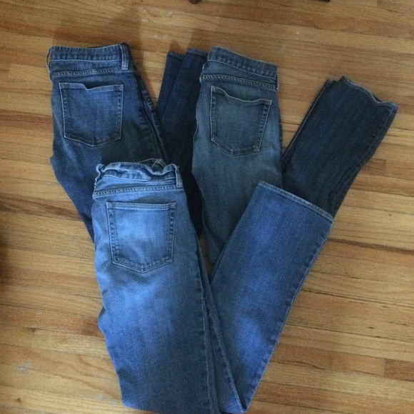 J crew matchstick jeans 3 pairs bundle! Size 27 R