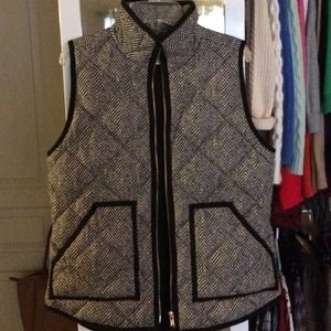 J. Crew Herringbone Excursion Vest sz XS