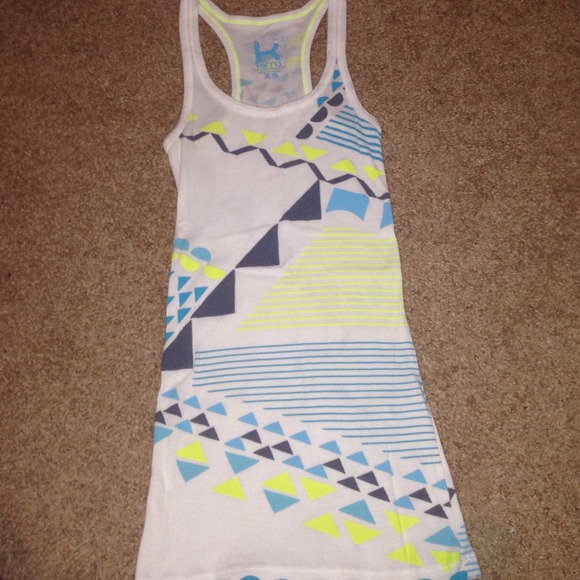 Yellow, Gray, & White Tank