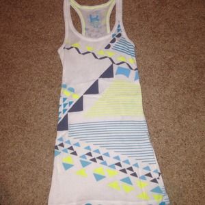 Yellow, Gray, & White Tank