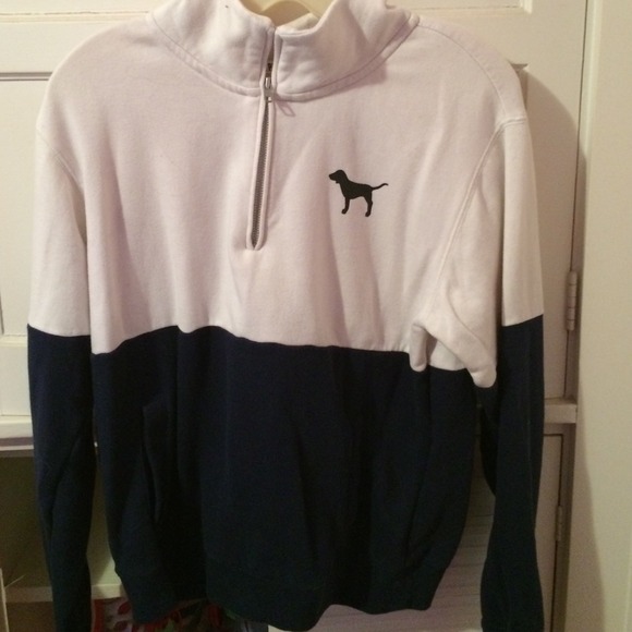 color block pink half zip