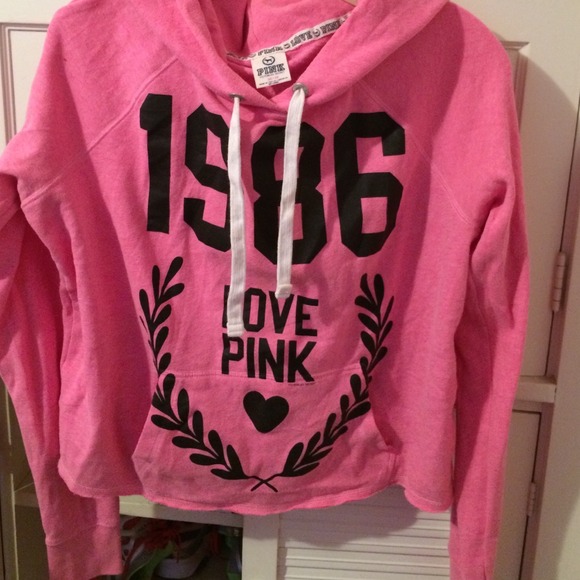 pink hoodie