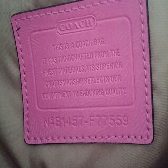 Authentic coach bookbag