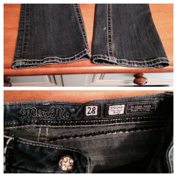 Miss Me Bootcut Jeans, size 28 - Picture 3 of 4