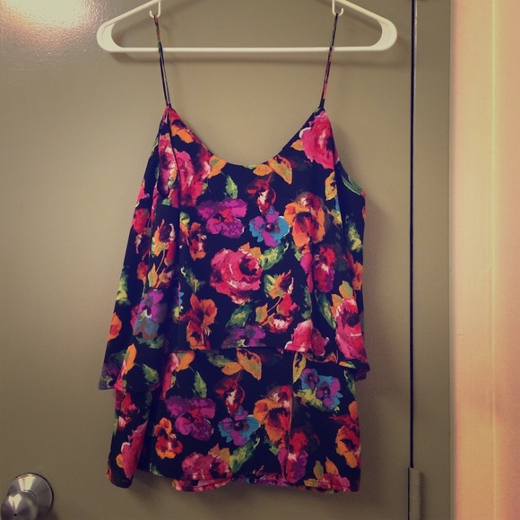 Floral Chiffon Tank top
