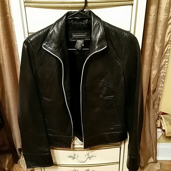 Banana Republic leather jacket