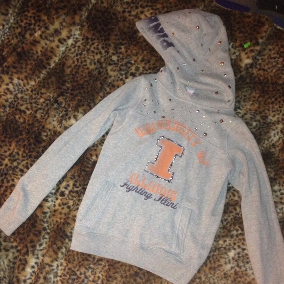Grey blinged vs hoodie