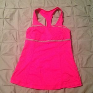 Pink Lululemon Workout Tank