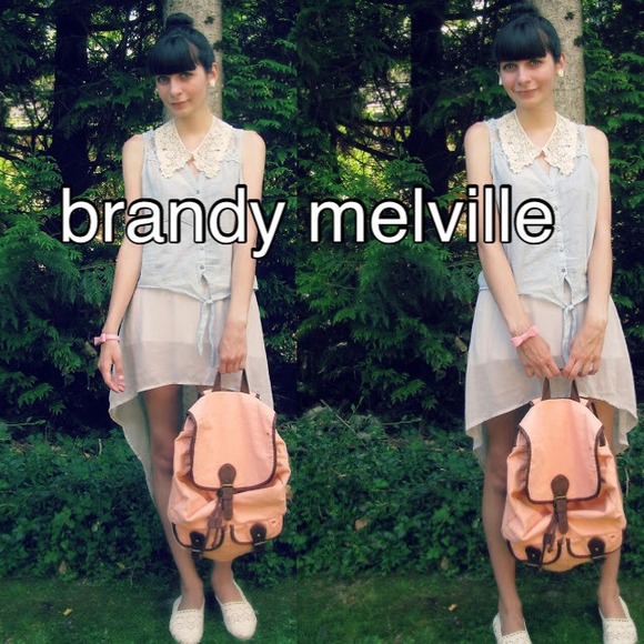 Brandy Melville Chiffon High Low