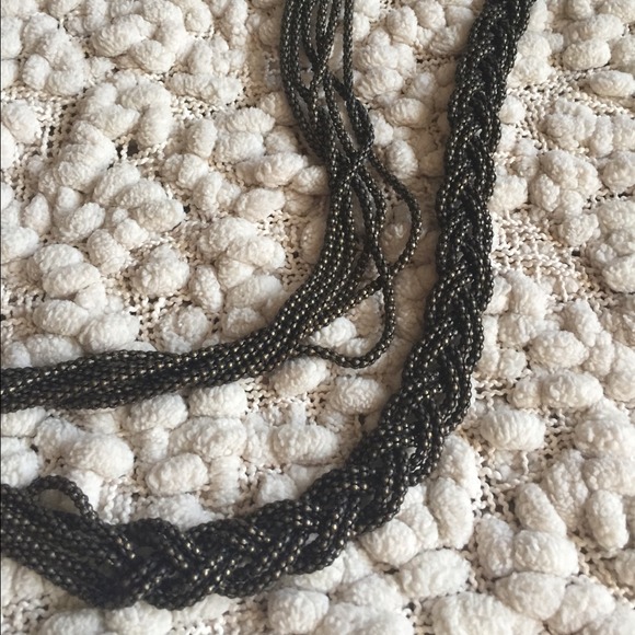 Chain braided necklace