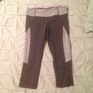 Lululemon Running Crops Workout Pants Tights