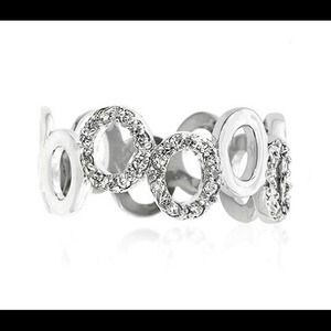 Beautiful baubles almost diamonds ring