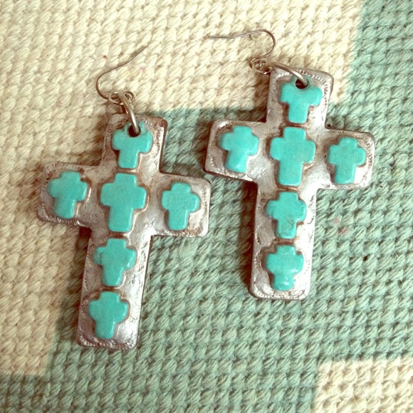 Sookie Sookie Cross Earrings