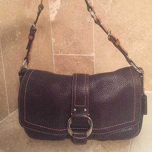 Authentic Coach brown purse in good condition