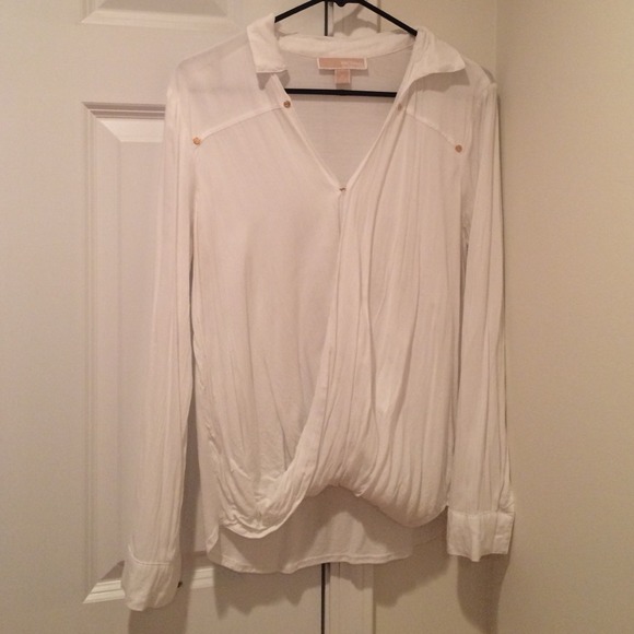 Michael Kors wrap blouse