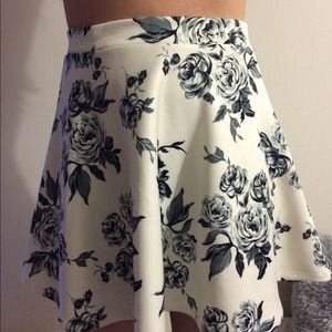 Forever 21 floral skirt (very nice material)