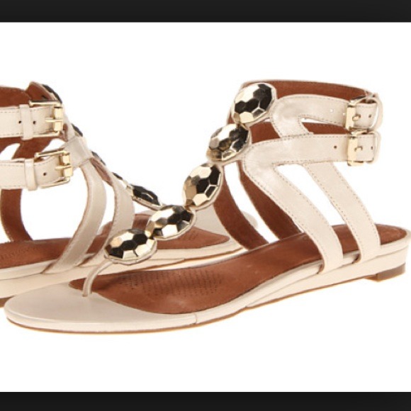 *WAS $50* Corso Como Dazzle gladiator cream sandal