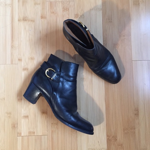 Russell & Bromley black ankle boots