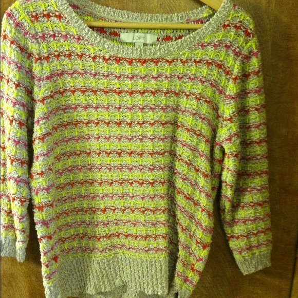 Boatneck Loft sweater in fun colors!