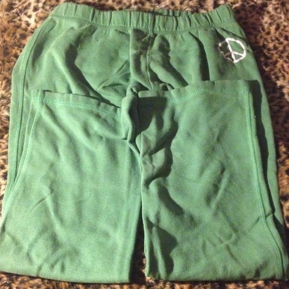 Green vs peace sweats