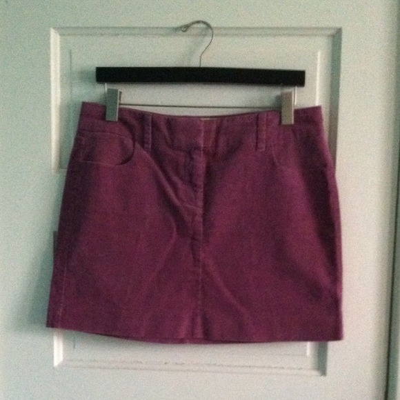 J Crew Pink Stretch Vintage Corduroy Mini Sirt 8