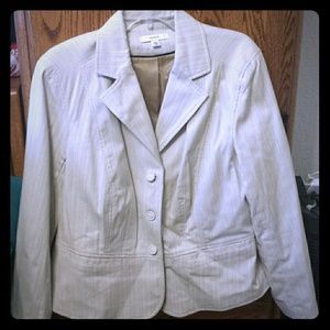 Bundle Ladies tan, blue and pink jacket/blazers