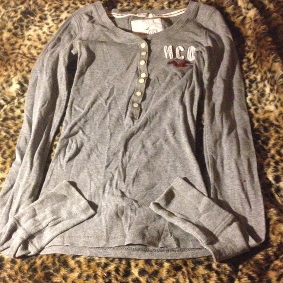 Grey Hollister long sleeve